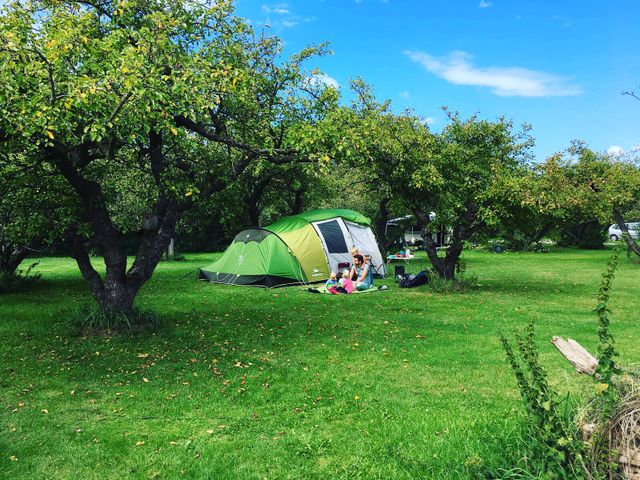 Camping in het Fruit in Zuidoostbeemster, Noord-Holland.