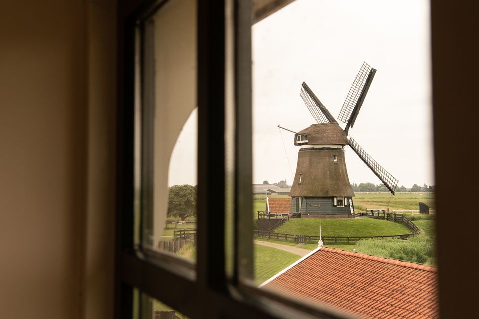 Uitzicht vanuit B&B de Breek in Etersheim.