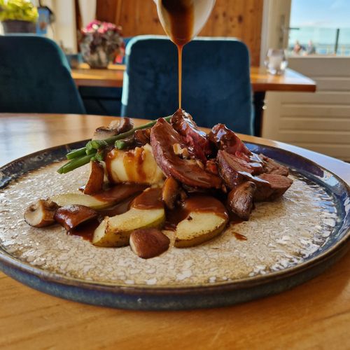 Een gerecht van Brasserie Restaurant De Taanketel in Marken