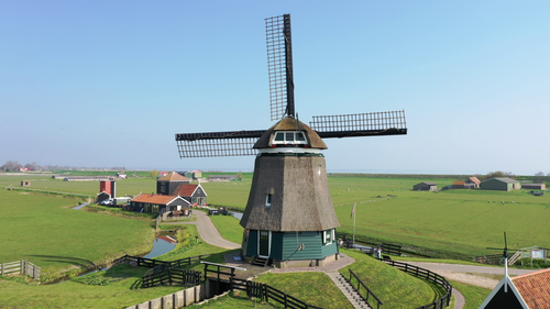 Brekermolen in Etersheim, Oosthuizen.