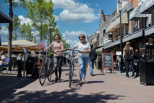 Fietsen over de Koemarkt