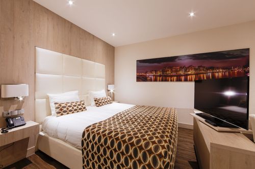 Luxe kamer in het Van der Valk hotel in Oostzaan-Amsterdam.
