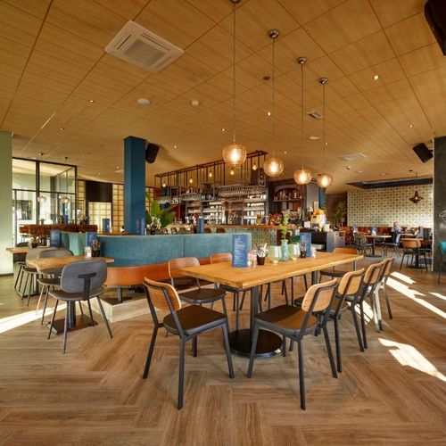 Het interieur van Restaurant Pieterman in Volendam.