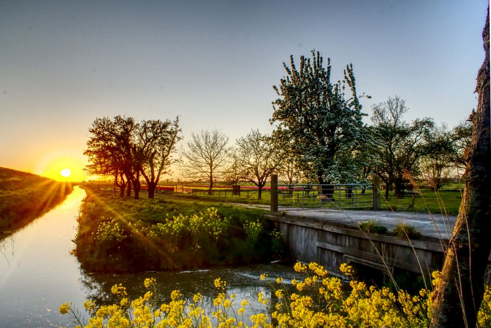 Zondondergang in de Beemster