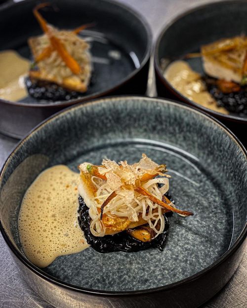 Een gerecht op bord van restaurant Joon