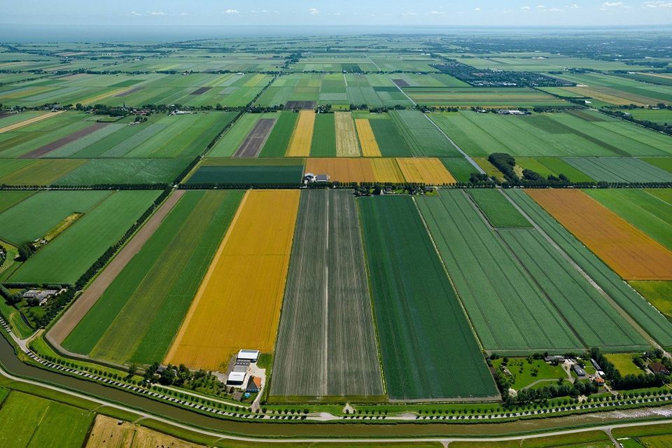 De Beemster vanuit de lucht