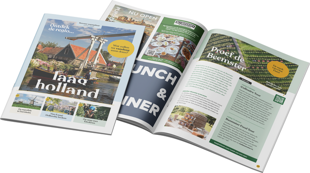 Een voorbeeld van hoe het Magazine Laag Holland er uit kan gaan zien