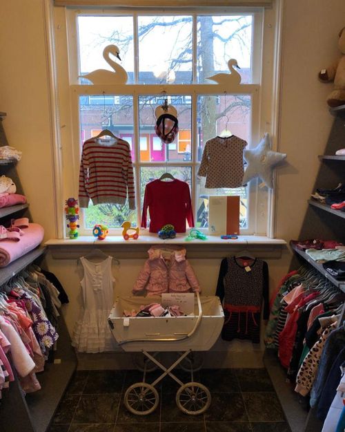 Interieur van Kledingboetiek 't Winkeltje