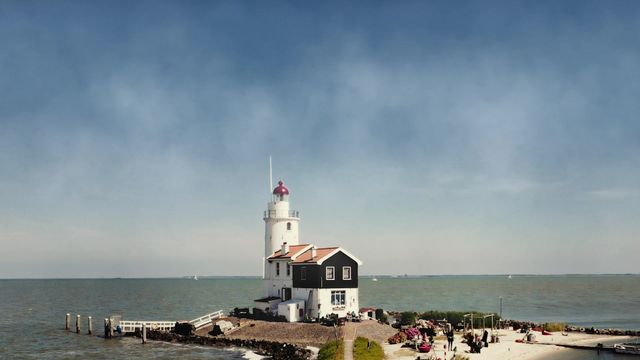 De vuurtoren Het Paard van Marken
