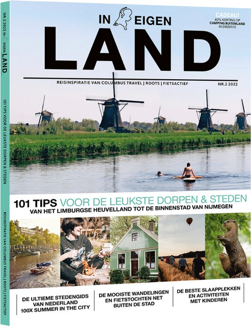 De cover van de tweede editie van het magazine 'In eigen land'.