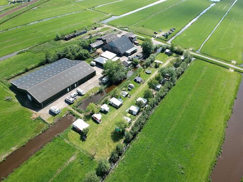 Boerencamping Weidevogelzicht in Kwadijk, Noord-Holland.